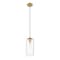 Z-Lite Monty 1 Light Pendant, Heritage Brass And Seedy 738P17-HBR - alternate 1